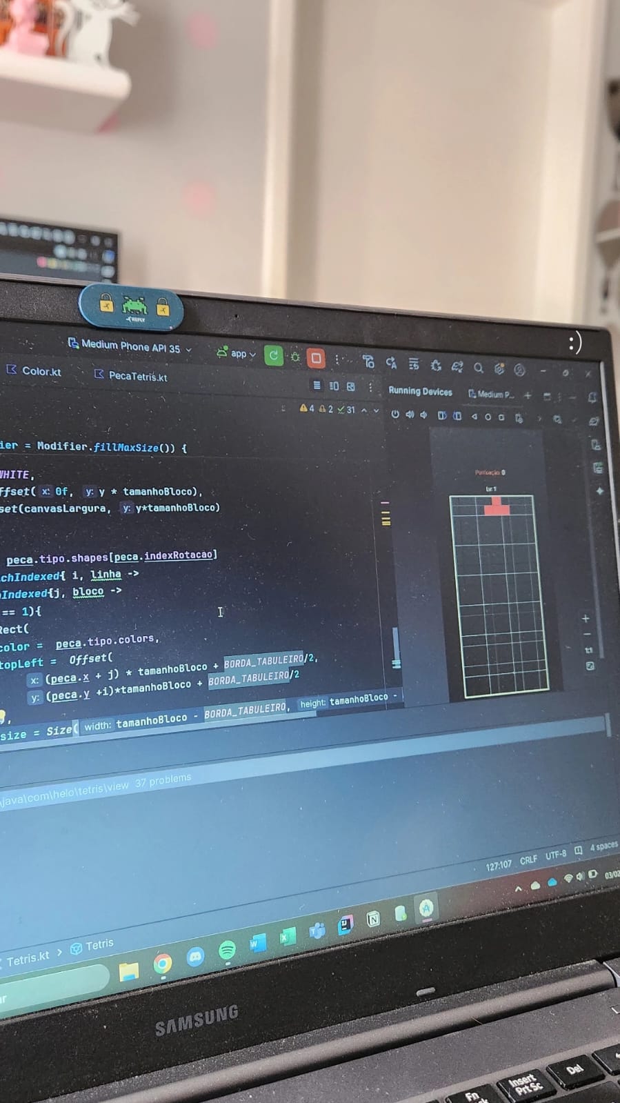 Imagem de um código 2